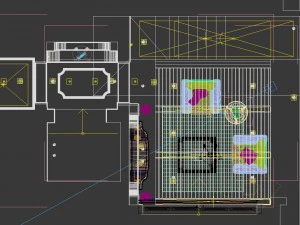the living room is 1817 3D Model