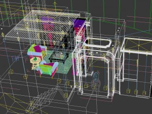 the living room is 1817 3D Model