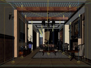 the living room is 1819 3D मॉडल