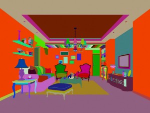 the living room is 1823 Modelo 3D