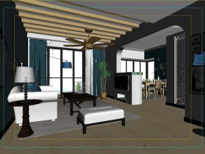 the living room is 1823 Modelo 3D