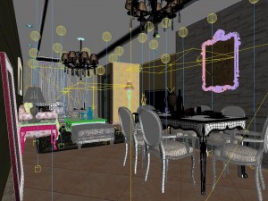the living room is 1824 3D Модель