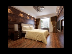 fashionable modern bedroom living room 1804 3D Model