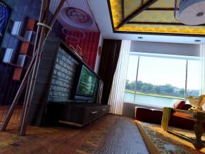 the living room is 1806 Model 3D