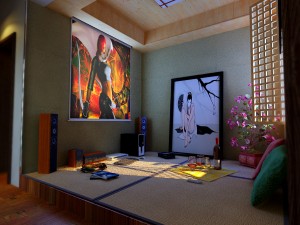 the living room is 1806 Model 3D