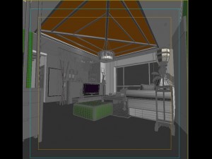 the living room is 1806 Model 3D