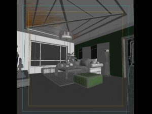 the living room is 1806 Model 3D