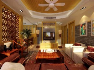 the living room is 1818 3D Model