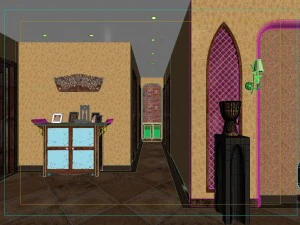 fashionable chinese vintage room 1839 3D Model