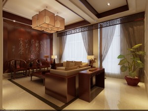 the fashionable chinese vintage dining room is 1802 3D Модель