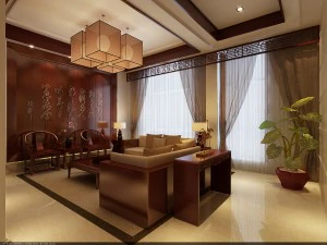 the fashionable chinese vintage dining room is 1802 3D Model