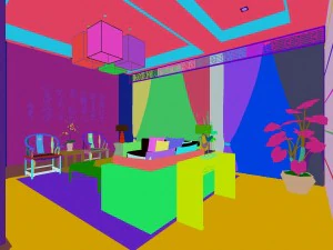 the fashionable chinese vintage dining room is 1802 3D Model