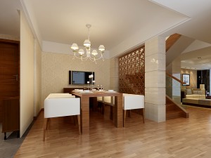 fashionable chinese vintage room restaurant 1804 3D Model