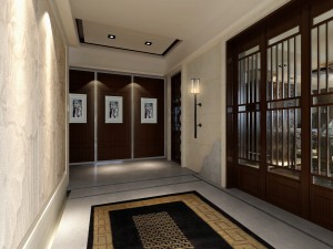 fashionable chinese reversionary dining room 1810 Model 3D