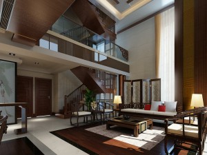 fashionable chinese reversionary dining room 1810 Model 3D