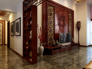fashionable chinese reversionary dining room 181 3D 模型