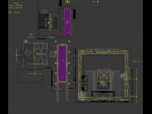 fashionable chinese reversionary dining room 181 3D 模型
