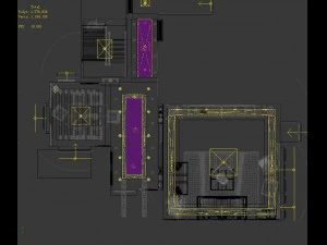 fashionable chinese reversionary dining room 181 3D Model