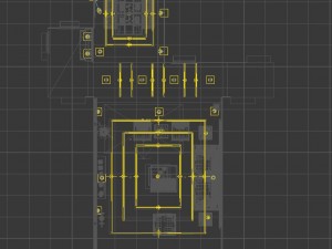 the fashionable chinese vintage dining room of 1812 3D Model