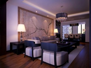 fashionable chinese vintage room restaurant 1813 3D Model