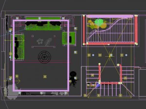 fashionable chinese reversionary dining room restaurant 1819 3D Model