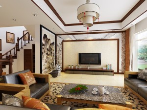 fashionable chinese reversionary dining room restaurant 1819 3Dモデル