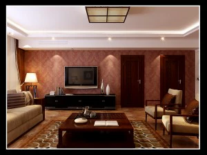 fashionable chinese reversionary dining room restaurant 1819 3D Model