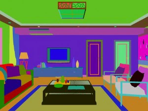 fashionable chinese reversionary dining room restaurant 1819 3D Model