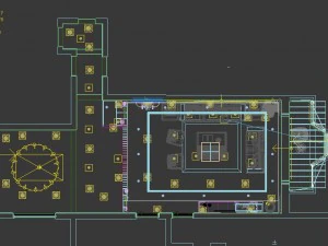 fashionable chinese reversionary dining room restaurant 1819 3D Model