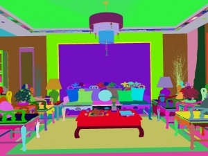 fashionable chinese style and vintage dining room 1821 Modèle 3D