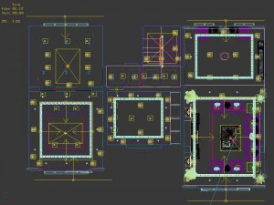 fashionable chinese style and vintage dining room 1821 3D Model