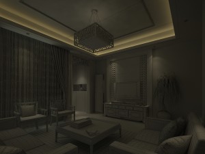 fashionable chinese vintage room restaurant 1822 3D 模型