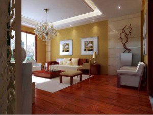 fashionable chinese style and vintage living room restaurant 1823 3D Model