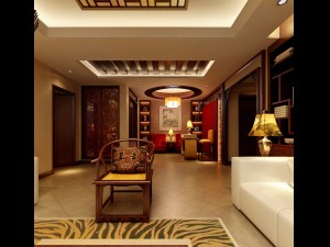 fashionable chinese vintage room restaurant 1824 3D मॉडल