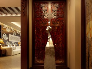 fashionable chinese vintage room restaurant 1824 3D मॉडल