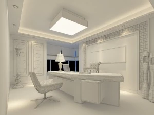 fashionable chinese vintage room restaurant 1824 3D Model