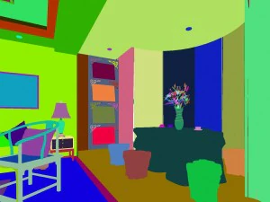 fashionable chinese vintage room restaurant 1824 3D Model