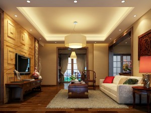 fashionable chinese reversionary dining room 1825 3D Model