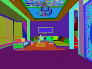 fashionable chinese reversionary dining room 1827 Modèle 3D