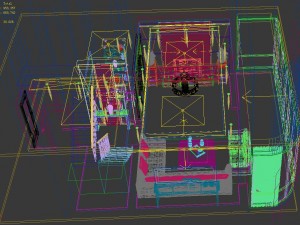 fashionable chinese reversionary dining room 1827 Modèle 3D