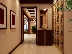 fashionable chinese style and vintage living room restaurant 1828 3D Model