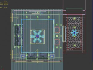 fashionable chinese reversionary dining room is 1830 3D Model