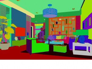 fashionable chinese reversionary dining room 1833 3D Model