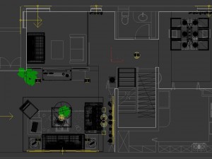 fashionable chinese reversionary dining room 1833 3D Model