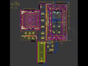 fashionable chinese reversionary dining room 1835 Modello 3D