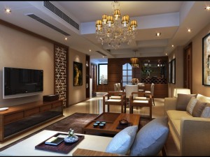 fashionable chinese vintage room restaurant 1839 Modelo 3D