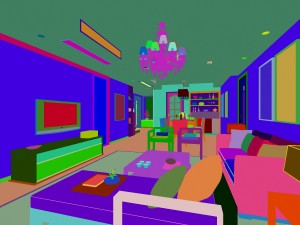 fashionable chinese vintage room restaurant 1839 Modello 3D
