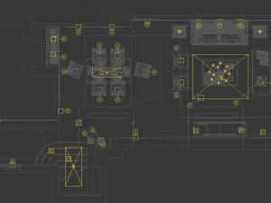 fashionable chinese vintage room restaurant 1839 Modello 3D
