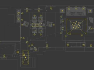 fashionable chinese vintage room restaurant 1839 3D Model