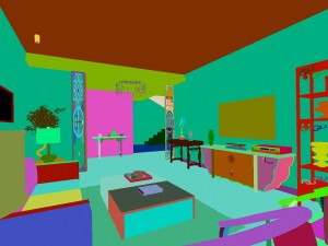 fashionable chinese vintage room restaurant 1840 Modello 3D